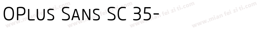 OPlus Sans SC 35字体转换